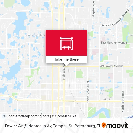 Fowler Av @ Nebraska Av map