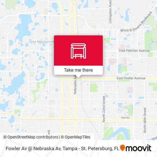 Fowler Av @ Nebraska Av map