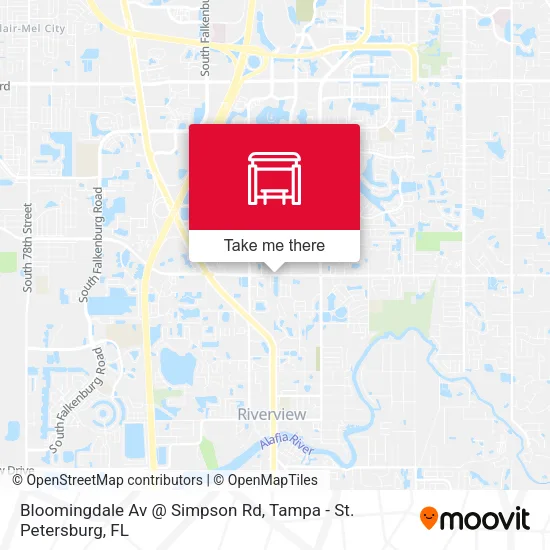 Bloomingdale Av @ Simpson Rd map