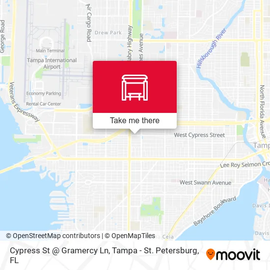Cypress St @ Gramercy Ln map