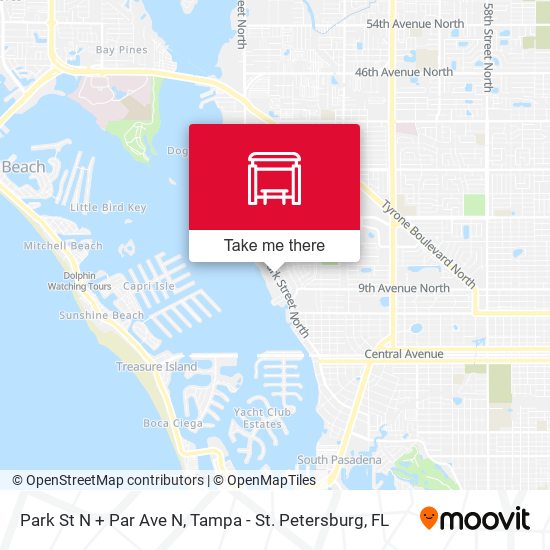 Mapa de Park St N + Par Ave N