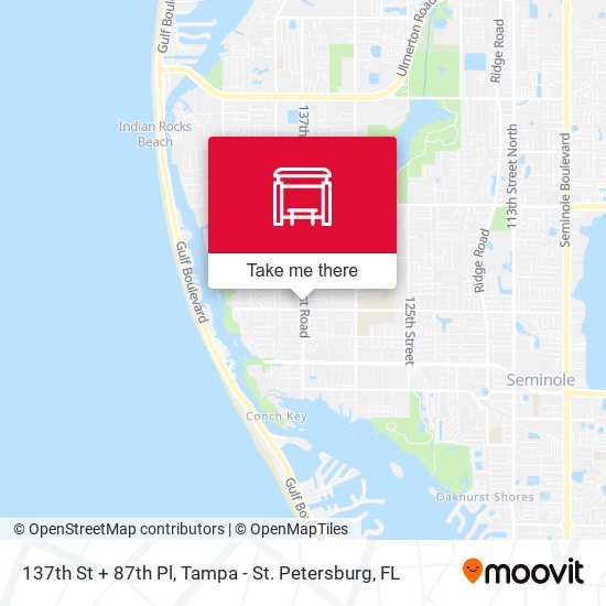 137th St + 87th Pl map
