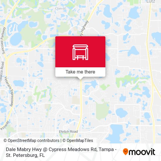 Dale Mabry Hwy @ Cypress Meadows Rd map