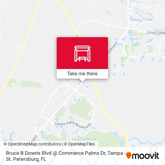 Bruce B Downs Blvd @ Commerce Palms Dr map