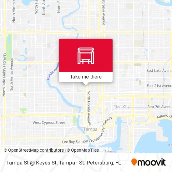 Tampa St @ Keyes St map