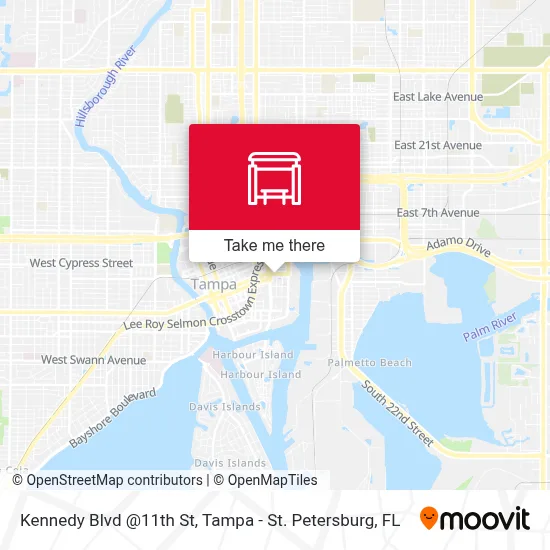 Kennedy Blvd @11th St map