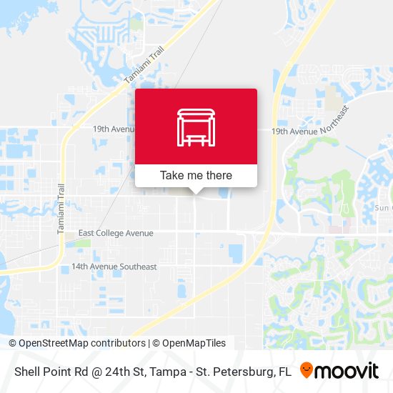 Shell Point Rd @ 24th St map