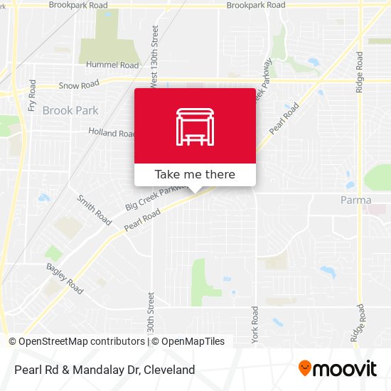 Mapa de Pearl Rd & Mandalay Dr