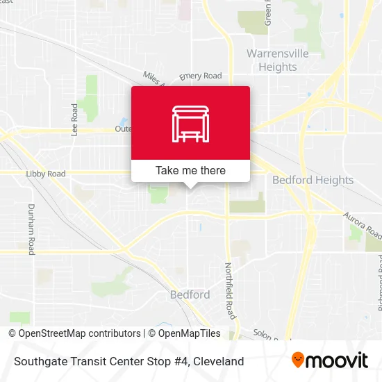 Southgate Transit Center Stop #4 map