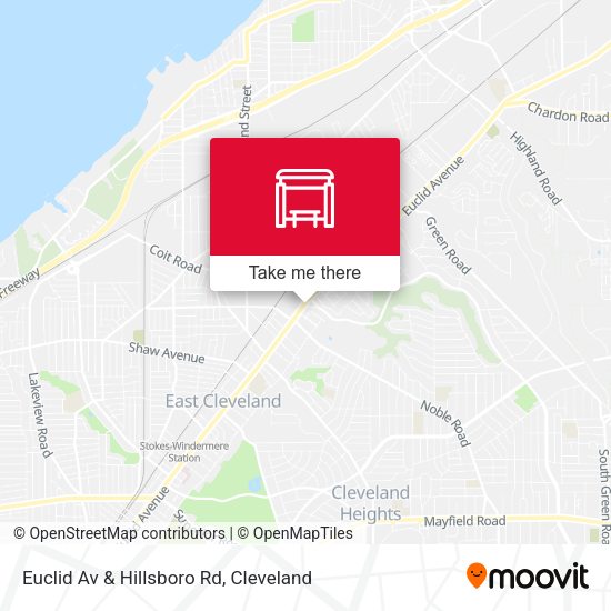 Mapa de Euclid Av & Hillsboro Rd