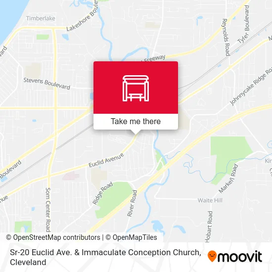 Sr-20 Euclid Ave. & Immaculate Conception Church map