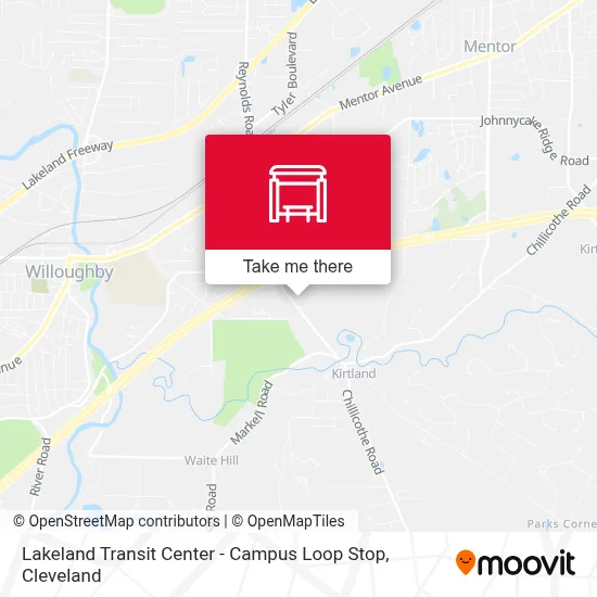 Lakeland Transit Center  - Campus Loop Stop map