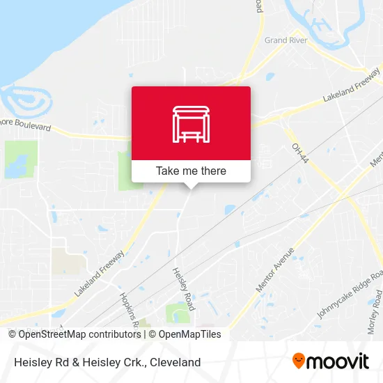 Heisley Rd & Heisley Crk. map