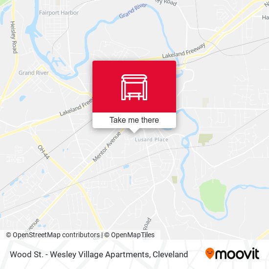 Wood St. - Wesley Village Apartments map