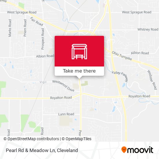 Pearl Rd & Meadow Ln map