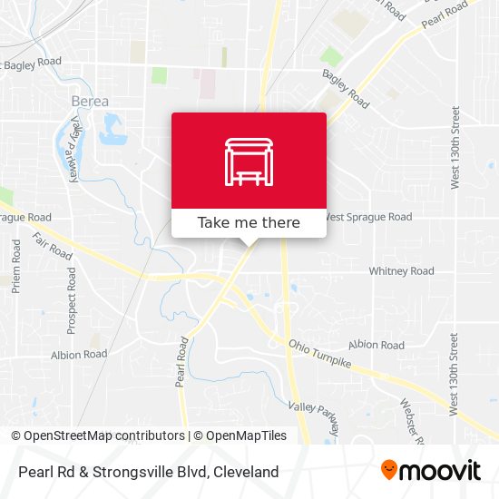 Pearl Rd & Strongsville Blvd map