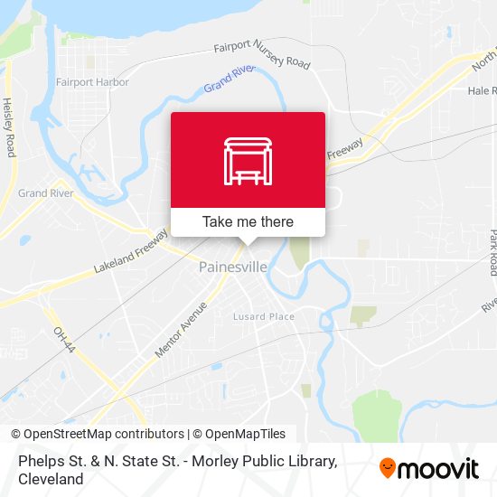 Phelps St. & N. State St. - Morley Public Library map