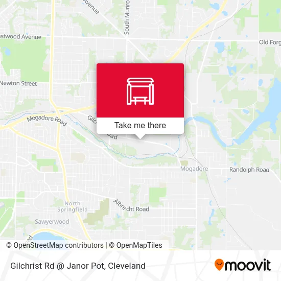 Gilchrist Rd @ Janor Pot map