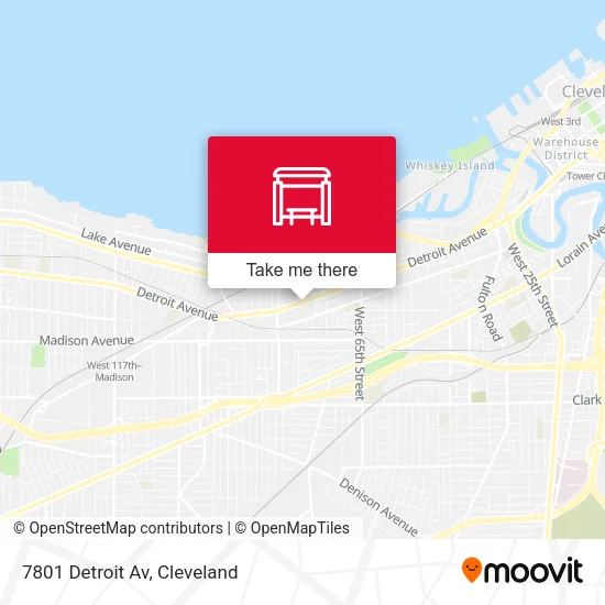 Mapa de 7801 Detroit Av