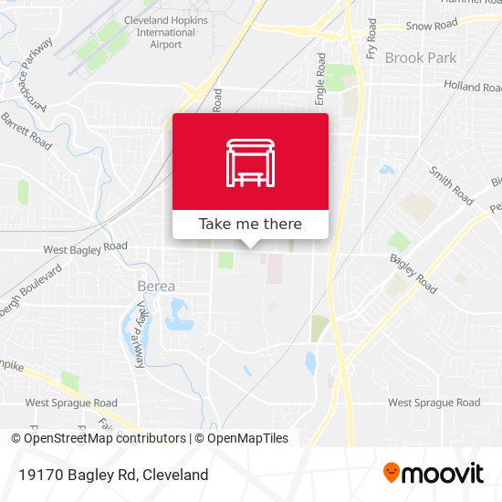 Mapa de 19170 Bagley Rd