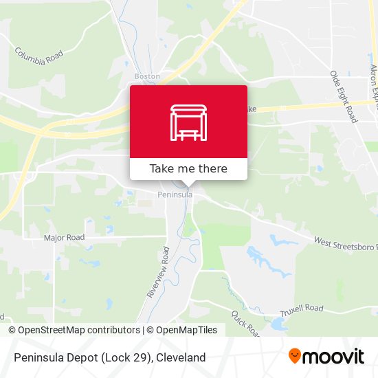Peninsula Depot (Lock 29) map