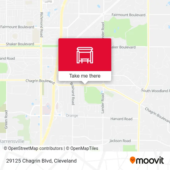 29125 Chagrin Blvd map