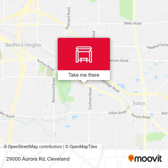29000 Aurora Rd map