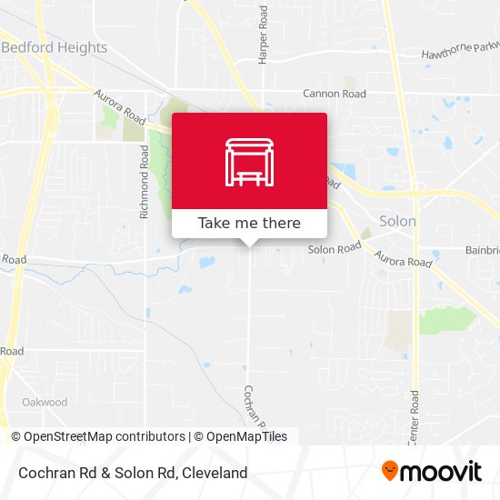 Mapa de Cochran Rd & Solon Rd