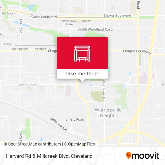 Mapa de Harvard Rd & Millcreek Blvd