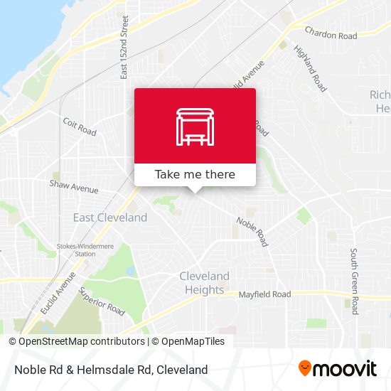 Noble Rd & Helmsdale Rd map