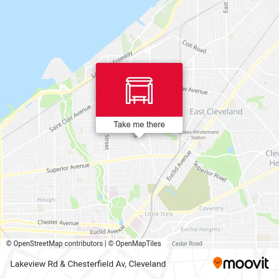 Lakeview Rd & Chesterfield Av map
