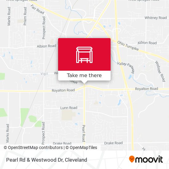 Mapa de Pearl Rd & Westwood Dr