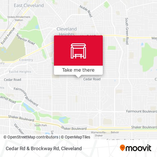 Cedar Rd & Brockway Rd map