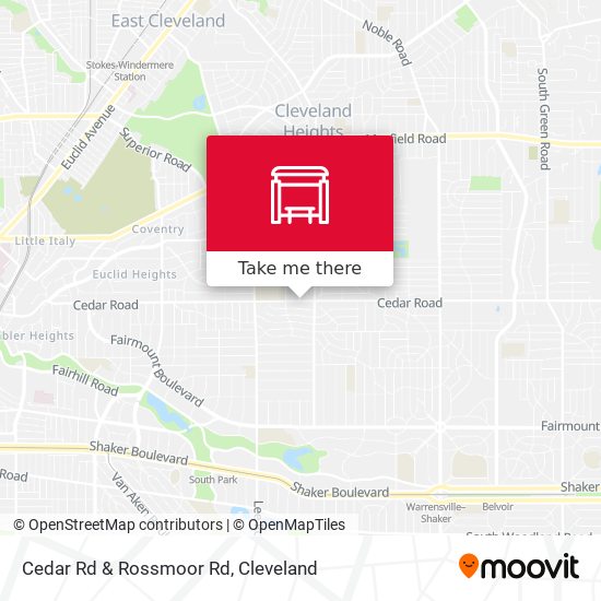 Mapa de Cedar Rd & Rossmoor Rd