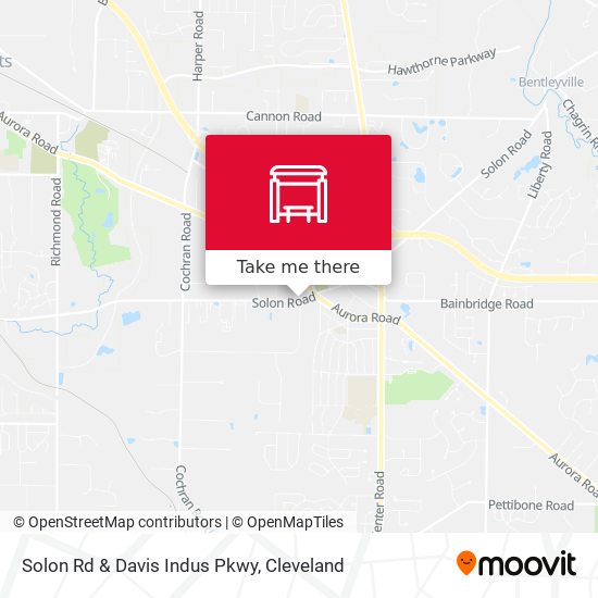 Solon Rd & Davis Indus Pkwy map