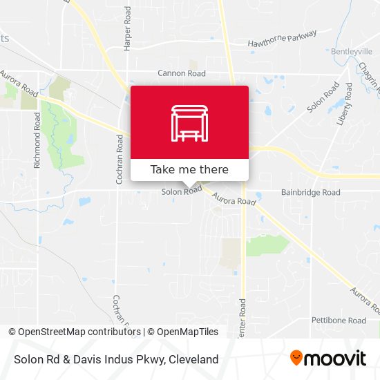 Solon Rd & Davis Indus Pkwy map