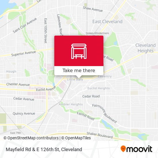 Mapa de Mayfield Rd & E 126th St