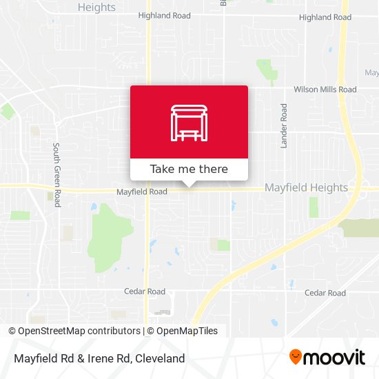 Mapa de Mayfield Rd & Irene Rd
