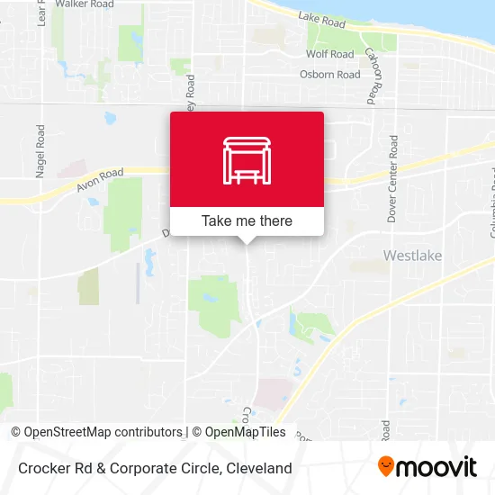 Crocker Rd & Corporate Circle map