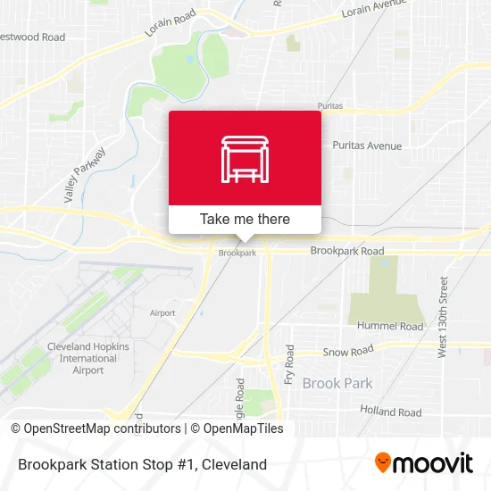 Brookpark Station Stop #1 map