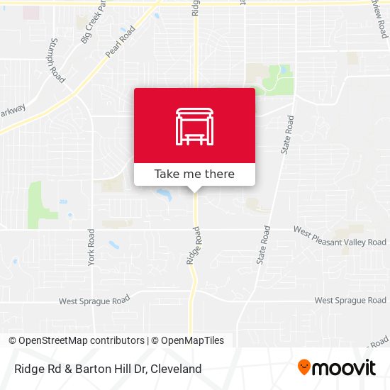 Ridge Rd & Barton Hill Dr map