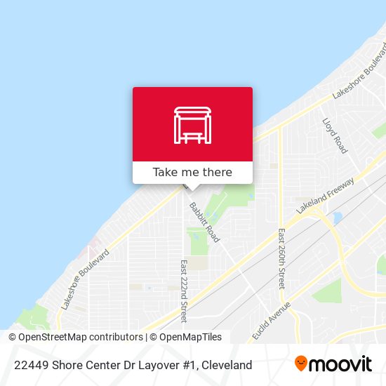 22449 Shore Center Dr Layover #1 map