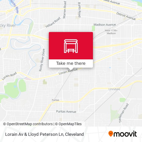 Mapa de Lorain Av & Lloyd Peterson Ln