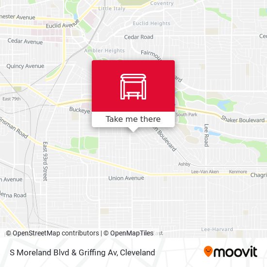 Mapa de S Moreland Blvd & Griffing Av