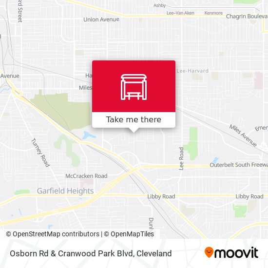 Mapa de Osborn Rd & Cranwood Park Blvd