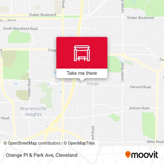 Orange Pl & Park Ave map