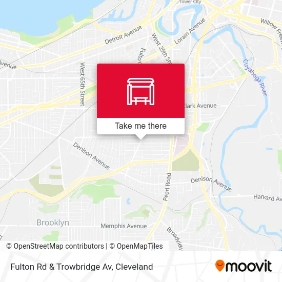 Fulton Rd & Trowbridge Av map