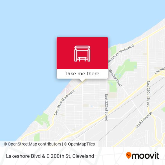 Lakeshore Blvd & E 200th St map