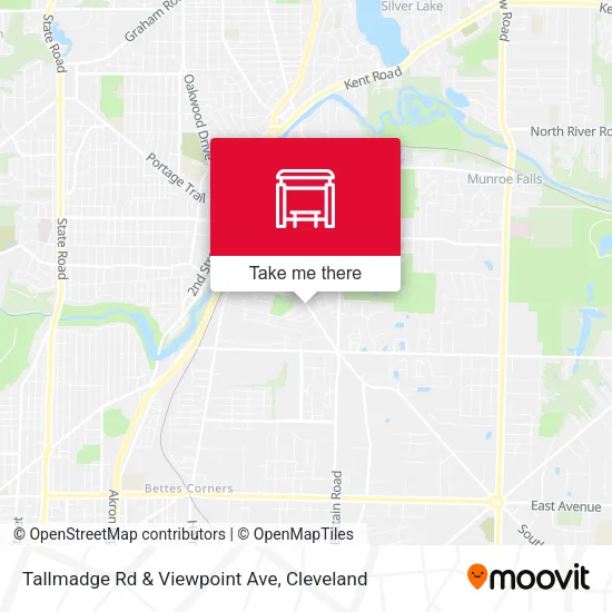 Tallmadge Rd & Viewpoint Ave map