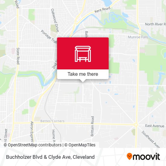 Buchholzer Blvd & Clyde Ave map